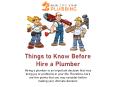 Things to Know Before Hire a Plumber PowerPoint PPT Presentation