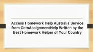 Homework Help Australia Service