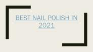 Best Nail Polish
