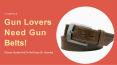 Gun Belts Your Tack PowerPoint PPT Presentation