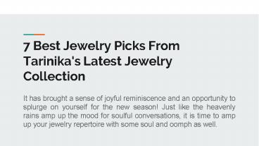 Jewellery ideas for Ugadi Festival to create a picture-perfect look