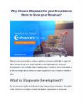 Why Choose Shopware for your E-commerce Store to Grow your Revenue? (1) PowerPoint PPT Presentation