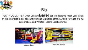 Kids Indoor Bounce House Winstonsalem - Safari Nation