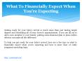 What To Financially Expect When You’re Expecting PowerPoint PPT Presentation