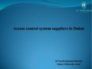 Access Control System suppliers in Dubai (1)