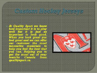 caqualitysportCustom Hockey Jerseys