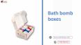 Bath bomb boxes With free logo design in London, UK