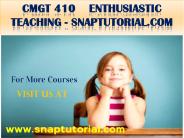 CMGT 410  Enthusiastic Teaching - snaptutorial.com