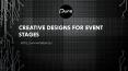 Creative Designs For Event Stages PowerPoint PPT Presentation