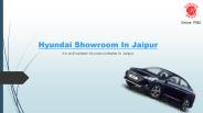 Hyundai Showroom in Jaipur