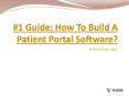 patient portal software PowerPoint PPT Presentation