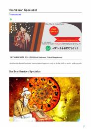 Vashikaran Specialist