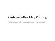 Custom Coffee Photo Mug Printing