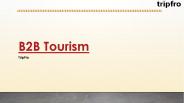 B2B Tourism