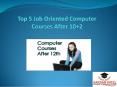 Top 5 Computer Courses after 10+2 PowerPoint PPT Presentation
