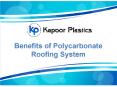 Benefits of Polycarbonate Roofing System PowerPoint PPT Presentation