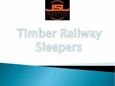 Timber Railway Sleepers