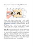 What are some of the amazing benefits of PPC advertising for businesses? PowerPoint PPT Presentation