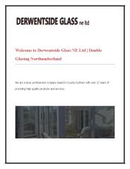 Stanley Double glazing