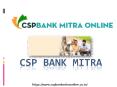 Become an All Bank CSP Effectively through CSP Bank Mitra Online PowerPoint PPT Presentation