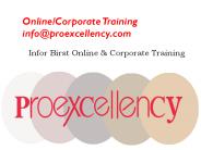Proexcellency   provides  Infor Birst  online  training. (1)