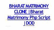 BHARAT MATRIMONY CLONE | Bharat Matrimony Php Script | DOD