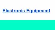 electronic equipment