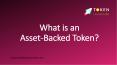 What is Asset Backed Token PowerPoint PPT Presentation