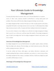 Your Ultimate Guide to Knowledge Management