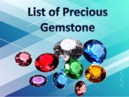 List of precious gemstones (2)