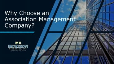 Why Choose an Association Management Company?