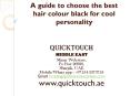 A guide to choose the best hair colour black for cool personality PowerPoint PPT Presentation