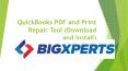 QuickBooks Print and Pdf Repair Tool: Troubleshoot PDF Issue PowerPoint PPT Presentation