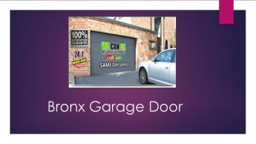 Garage Door Springs Bronx