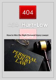 How to hire the right personal injury lawyer in Atlanta, GA