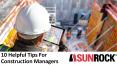 10 helpful tips for construction managers, Construction Contractor Raleigh, Durham, NC. PowerPoint PPT Presentation