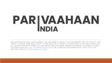 Driving School | Driving license consultancy | Services