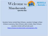 Vacation home rentals new orleans