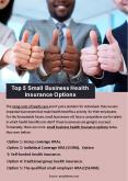 Top 5 Small Business Health Insurance Options PowerPoint PPT Presentation