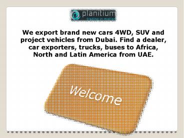 New Toyota Cars Export From Dubai – Is It A Smarter Choice?