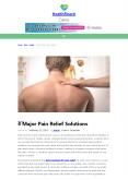 4 Major Pain Relief Solutions - healthreachcares.org PowerPoint PPT Presentation