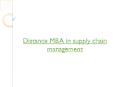 Distance MBA in supply chain management from NMIMS PowerPoint PPT Presentation