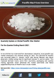 Paraffin Wax Prices, News, Market Analysis | ChemAnalyst