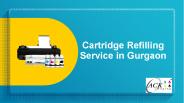 Cartridge Refilling Service in Gurgaon: ACK Imaging
