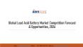 Global Lead Acid Battery Market Report | Projected Growth | Aarkstore PowerPoint PPT Presentation