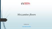 Mezzanine floors