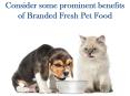 Consider some prominent benefits of Branded Fresh Pet Food PowerPoint PPT Presentation
