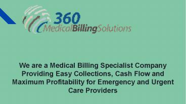 Michigan Emergency Physicians Billing Services - 360 Medical Billing Solutions