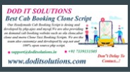 Cab Booking Script - DOD IT SOLUTIONS