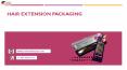Buy printed Hair extension packaging with quality material in UK